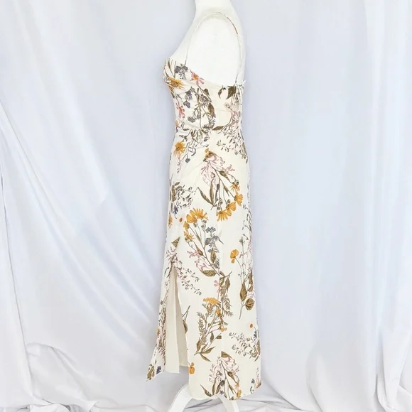 Reformation Kourtney Dress in Frolic Size 0 - Picture 5 of 11